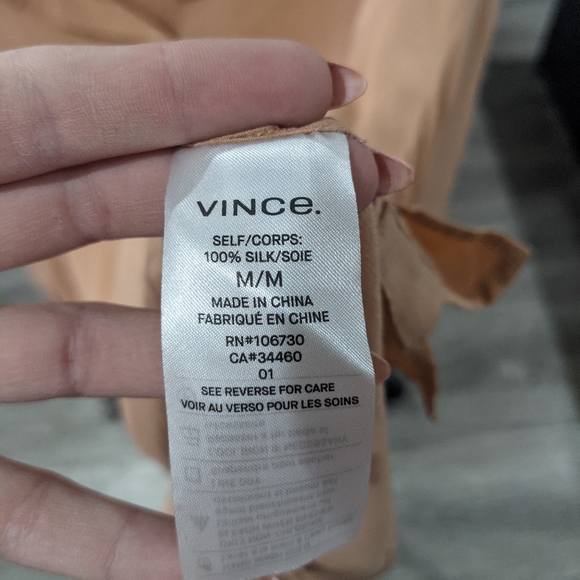 Vince Silk Blouse - Picture 3 of 4